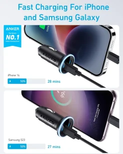 Anker 323 Car Charger (52.5W)