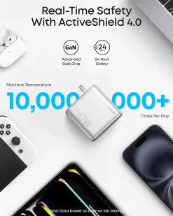 Anker Charger (140W, 4-Port, PD 3.1) with USB-C Cable