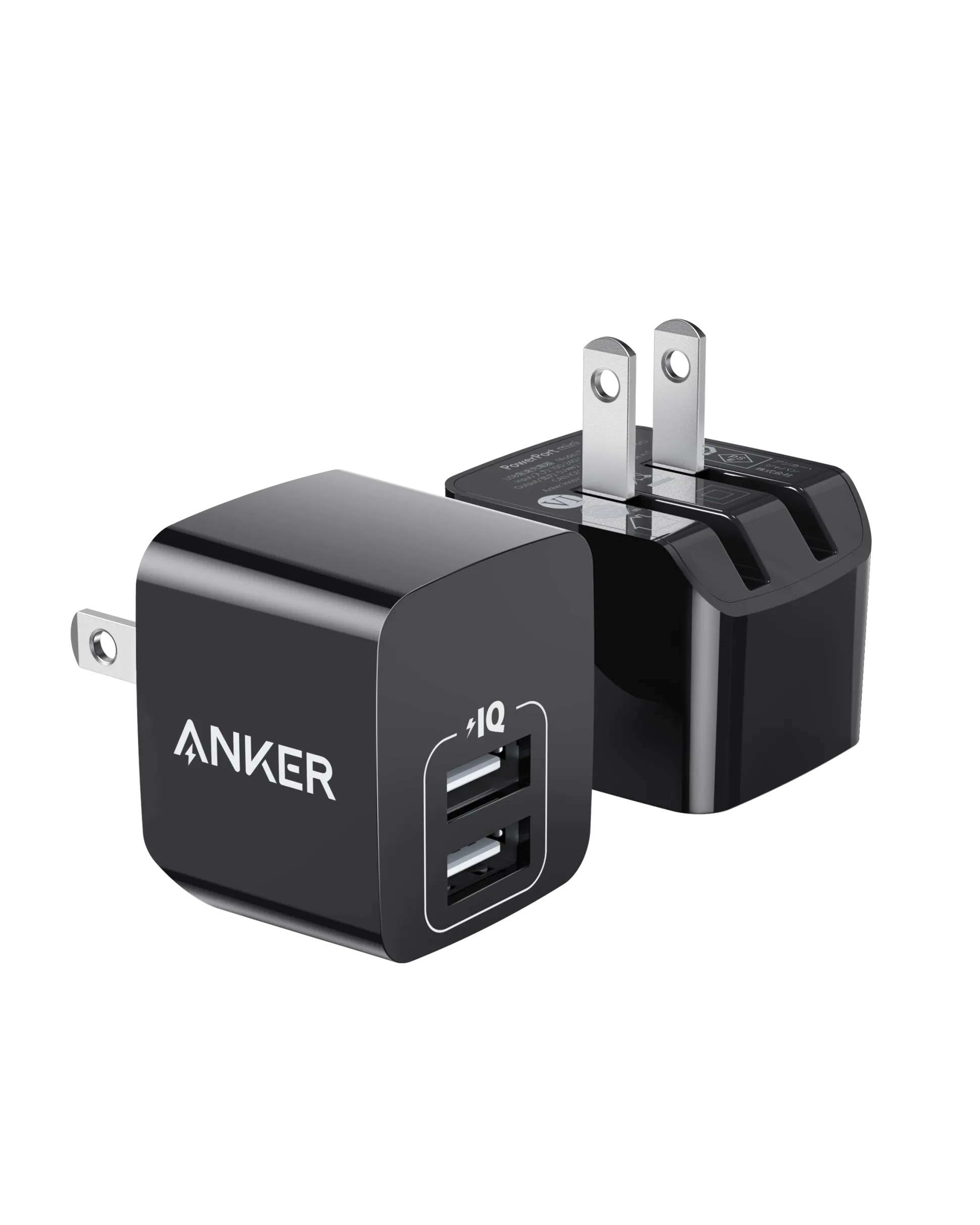 Anker Dual-Port 12W Wall Charger (2-Pack)