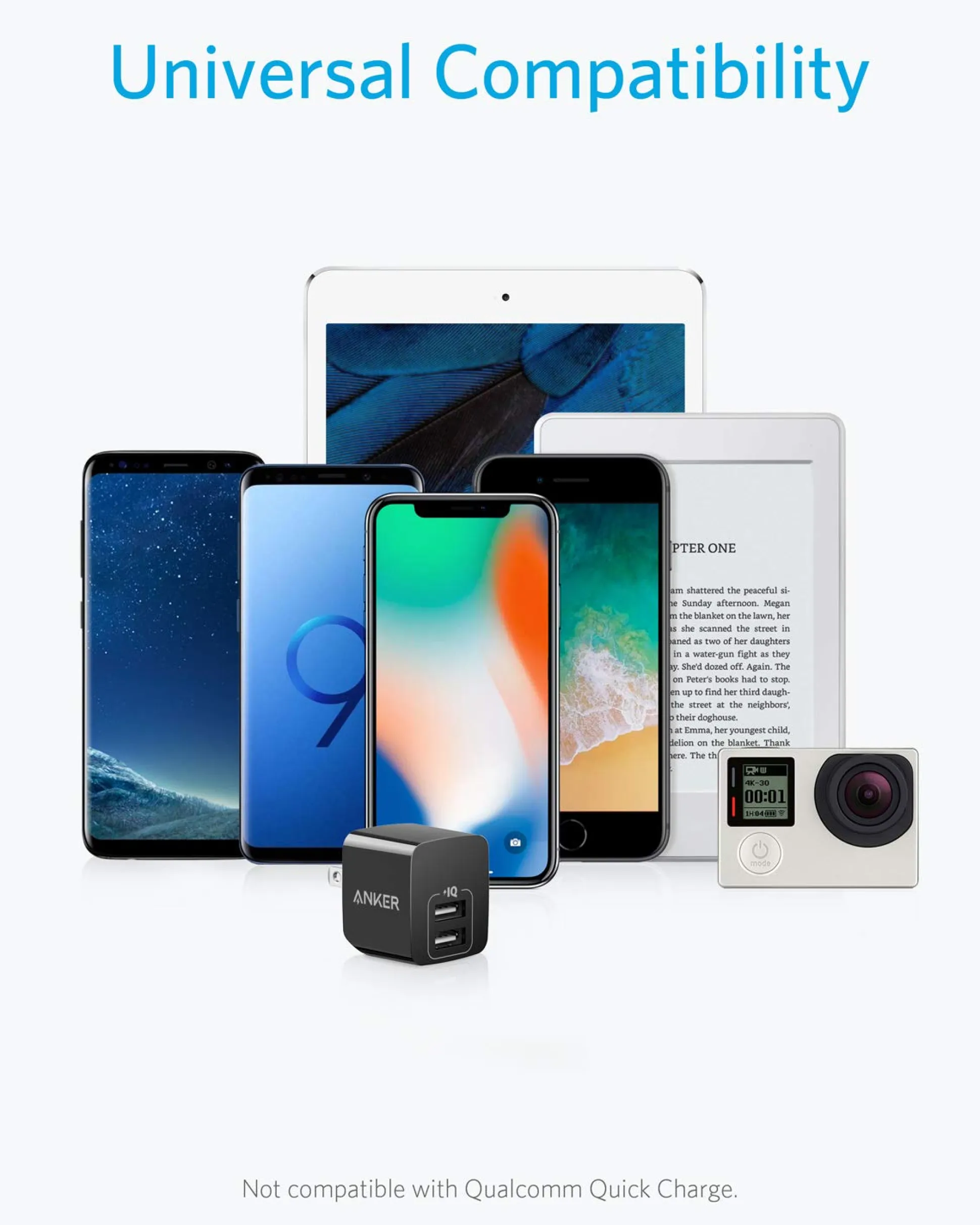 Anker Dual-Port 12W Wall Charger (2-Pack)