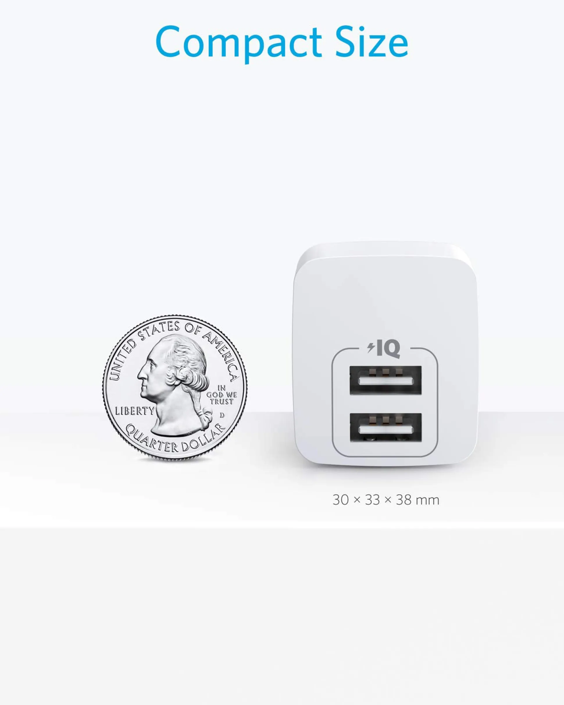 Anker Dual-Port 12W Wall Charger (2-Pack)