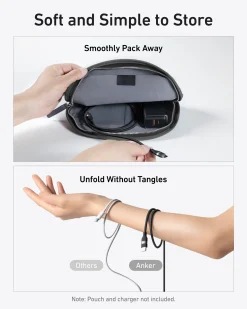 Anker Laptop Power Bank (25K, 165W, Built-In and Retractable Cables)