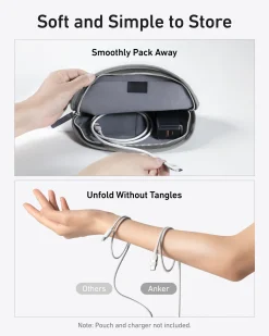 Anker Laptop Power Bank (25K, 165W, Built-In and Retractable Cables)