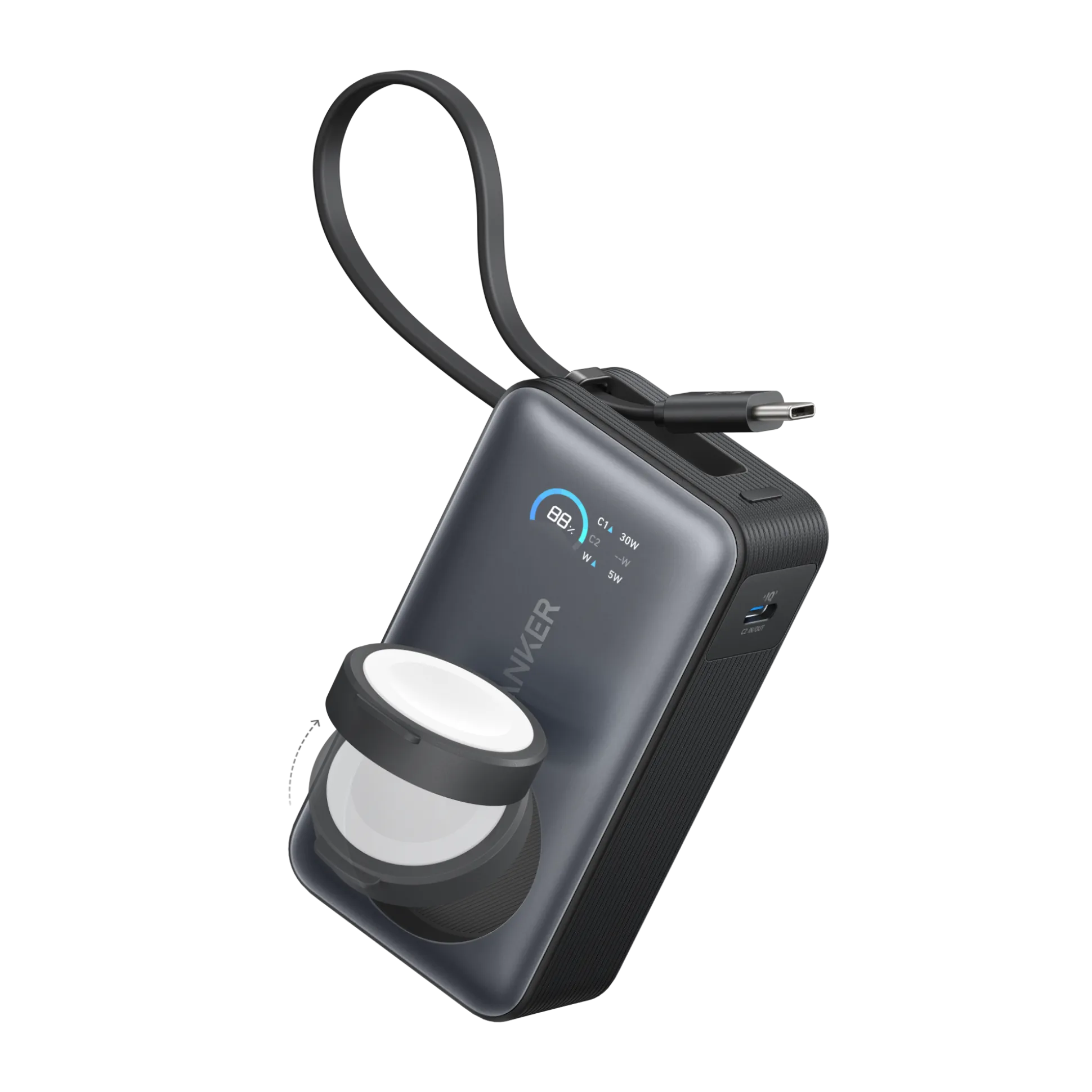 Anker MagGo Power Bank (10K, 35W, For Apple Watch)