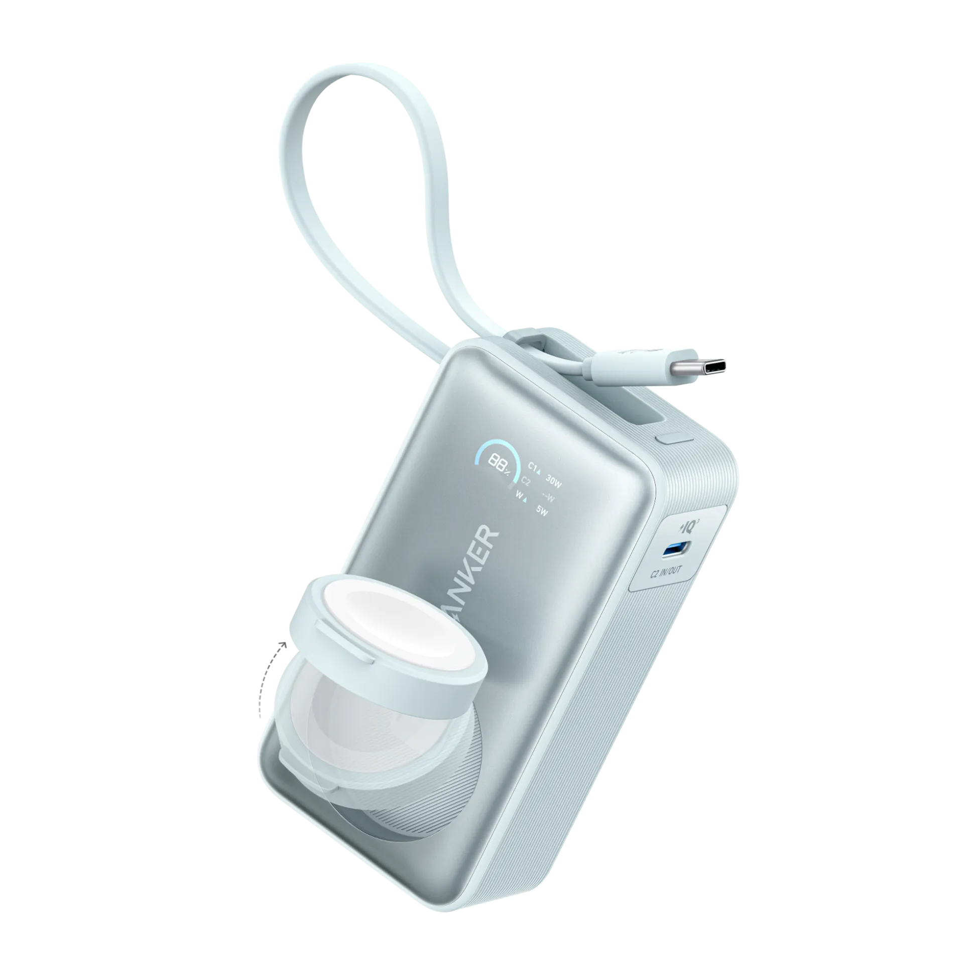 Anker MagGo Power Bank (10K, 35W, For Apple Watch)