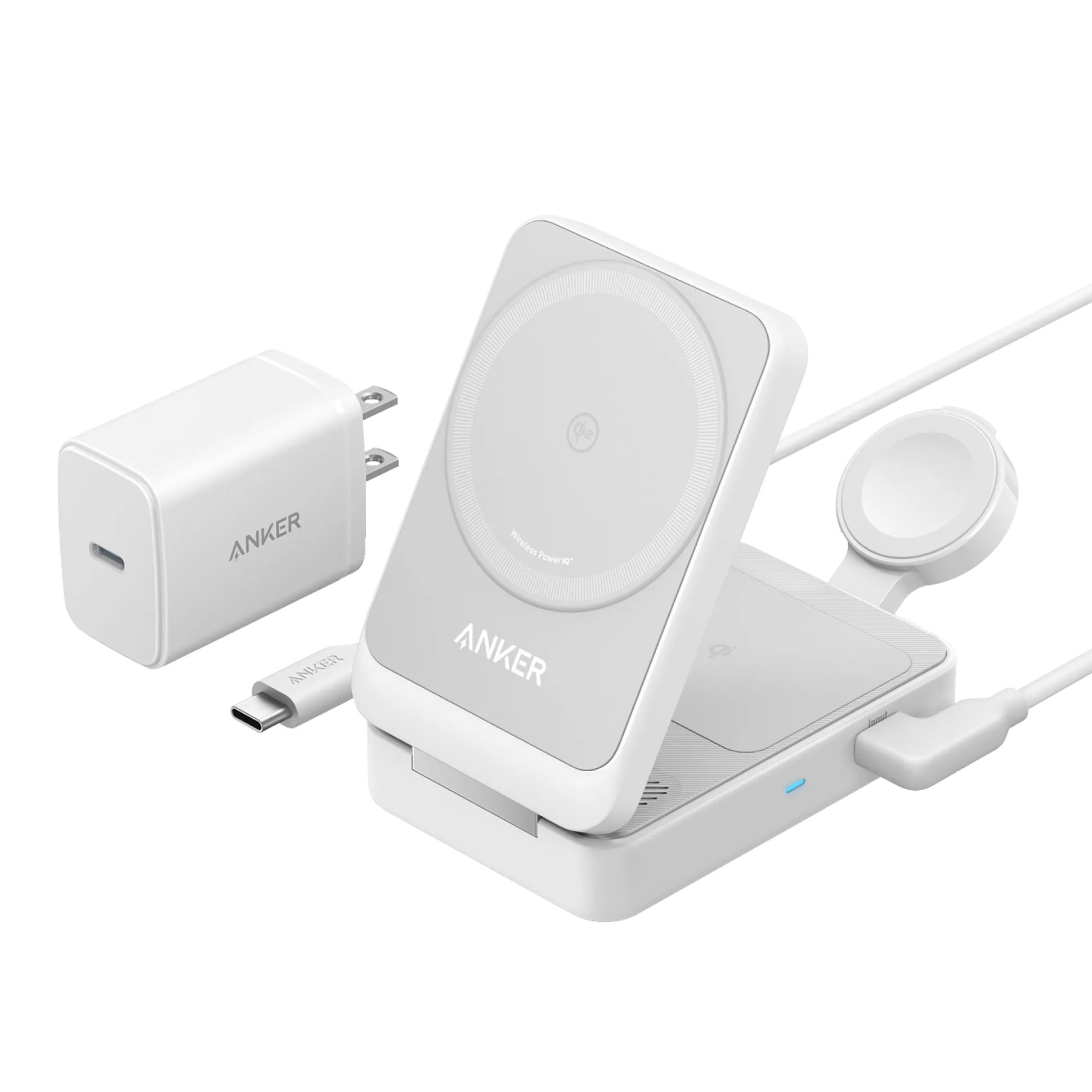 Anker MagGo Wireless Charging Station (Foldable 3-in-1)