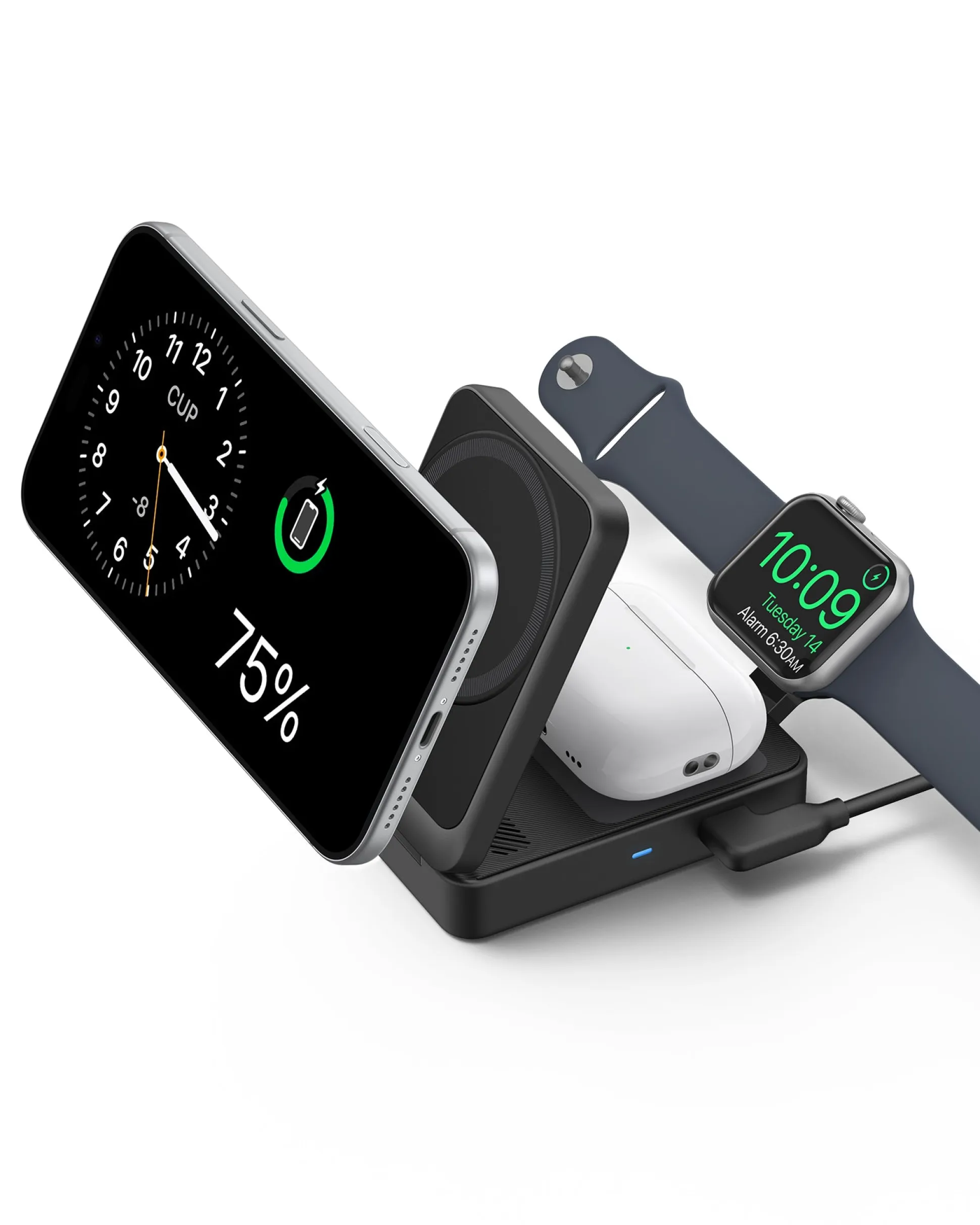 Anker MagGo Wireless Charging Station (Foldable 3-in-1)