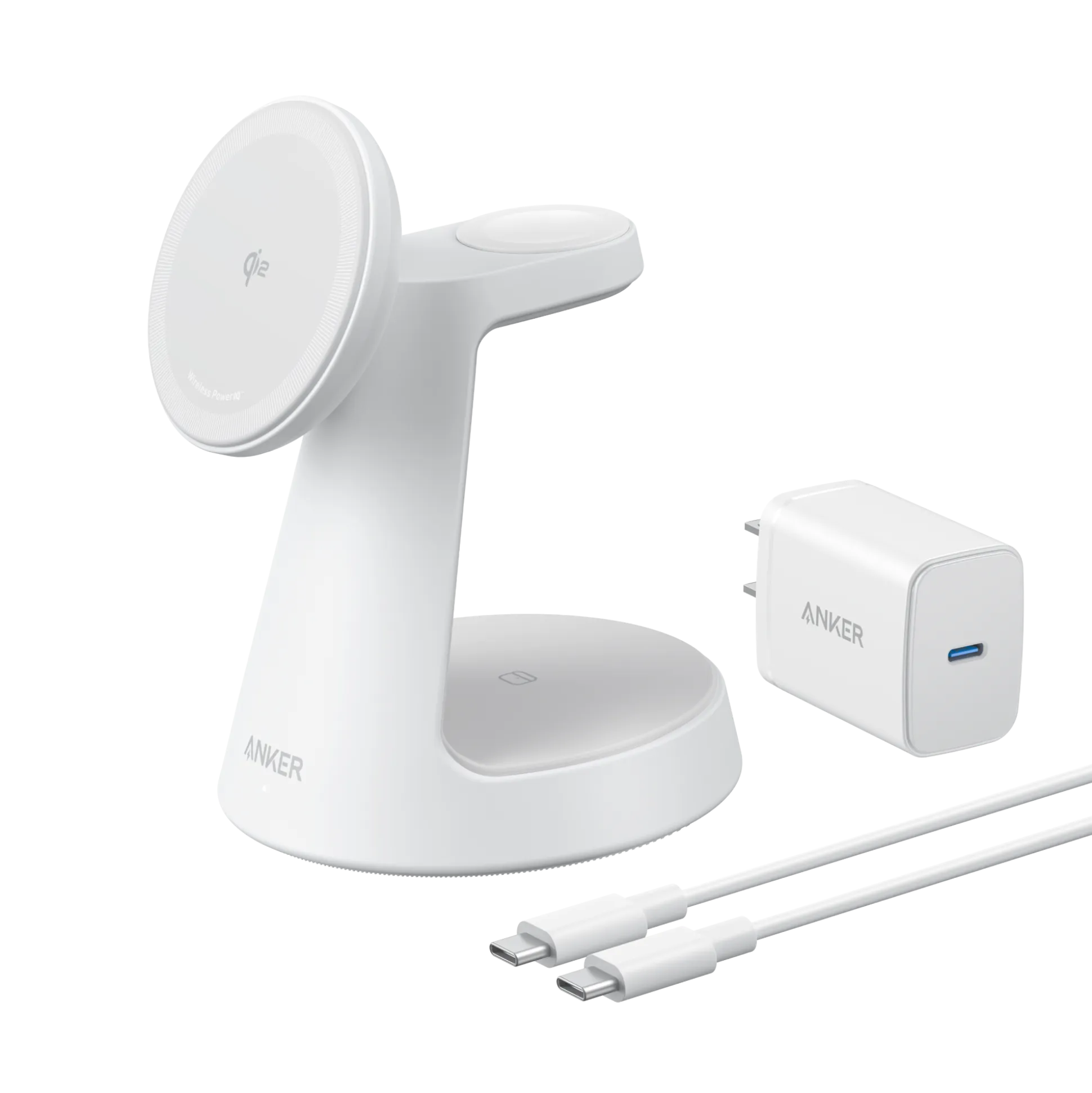 Anker MagGo Wireless Charging Station (3-in-1, Dock Stand)