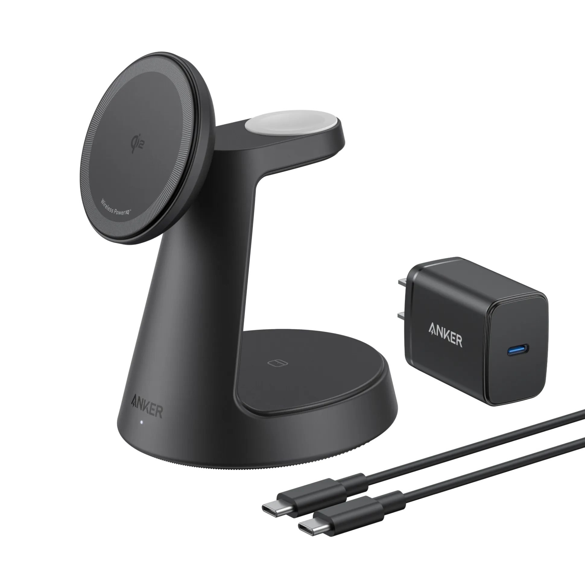 Anker MagGo Wireless Charging Station (3-in-1, Dock Stand)