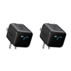 Anker Nano Charger (45W, Smart Display, 180° Foldable, 2-Pack)