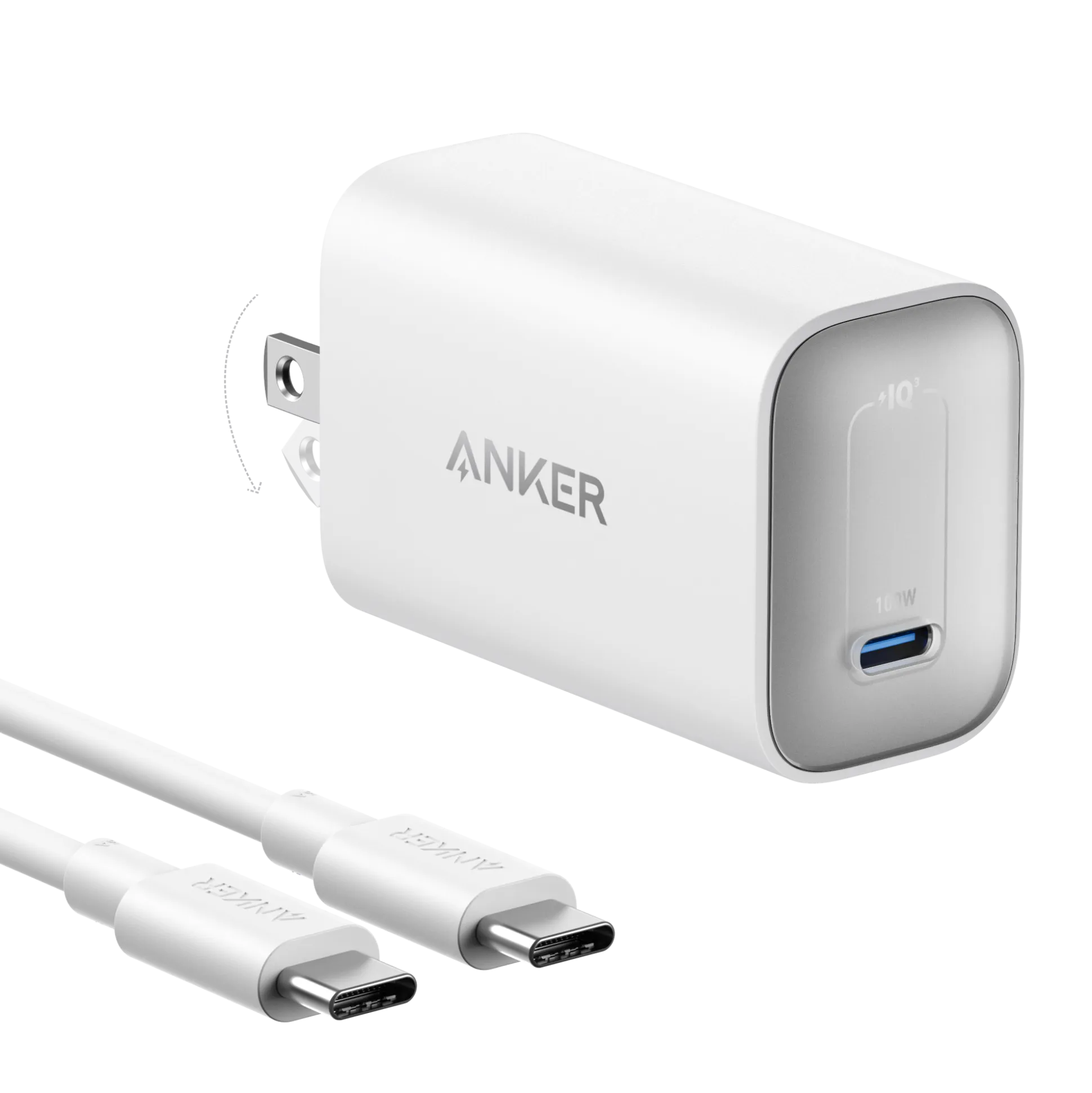 Anker Nano Charger (100W) with USB-C Cable