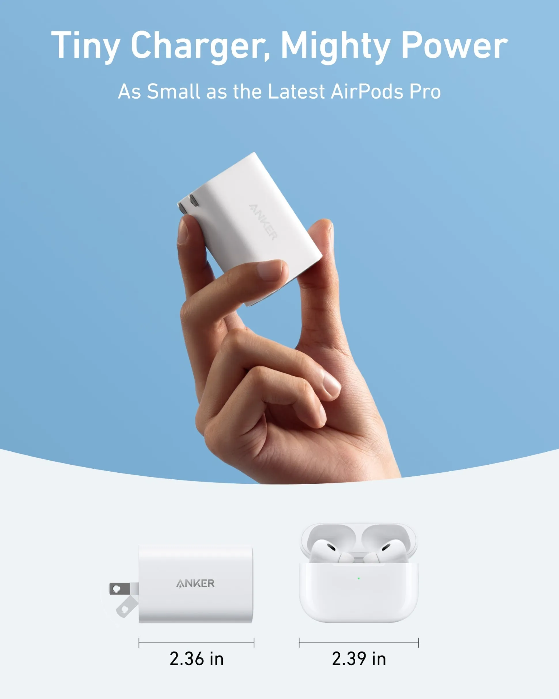 Anker Nano Charger (100W) with USB-C Cable