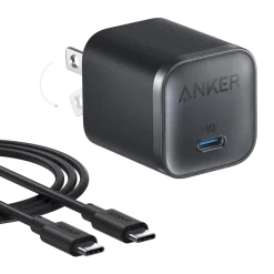 Anker Nano Charger (45W) with USB-C to USB-C Cable