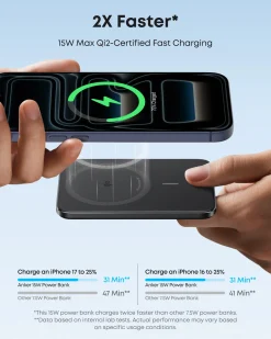Anker Nano Power Bank (5K, MagGo, Slim)