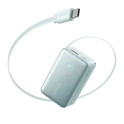 Anker Nano Power Bank (10K, 45W, Built-In Retractable USB-C Cable)