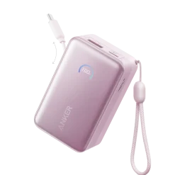 Anker Nano Power Bank (10K, 45W, Built-In Retractable USB-C Cable)