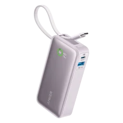 Anker Nano Power Bank (30W, Built-In USB-C Cable)