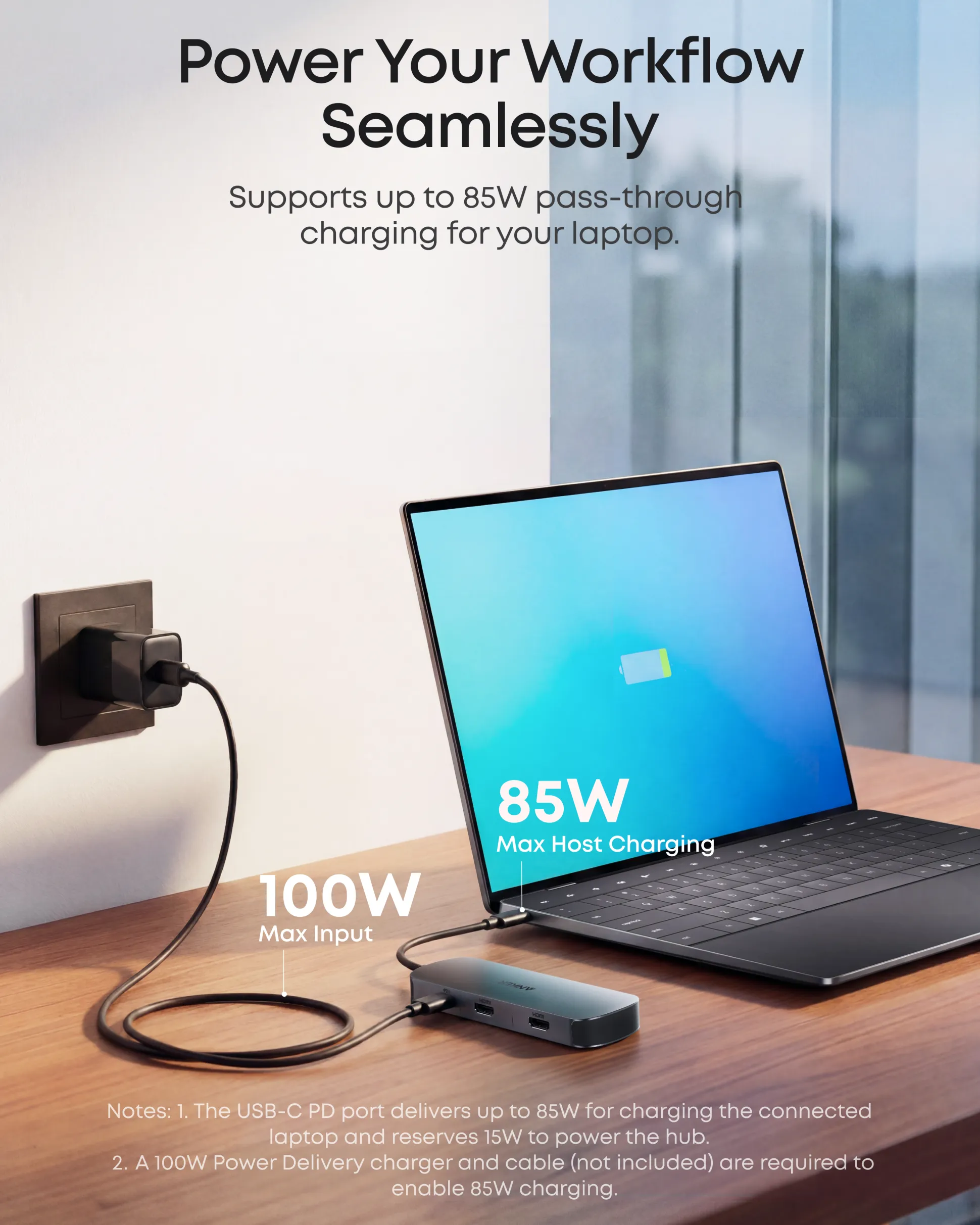 Anker Nano USB-C Hub (8-in-1, Dual Display)