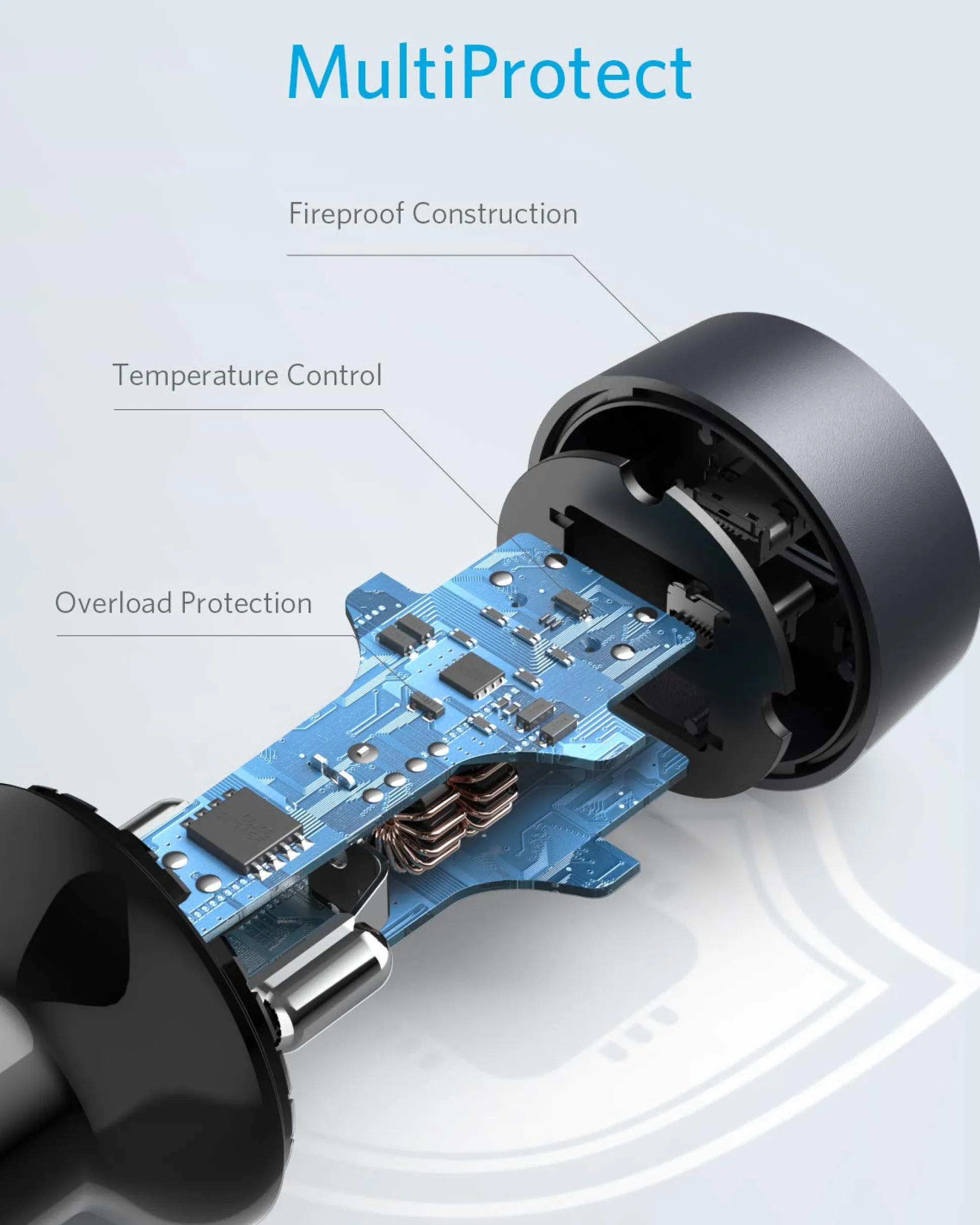 Anker PowerDrive III Duo USB-C Car Charger