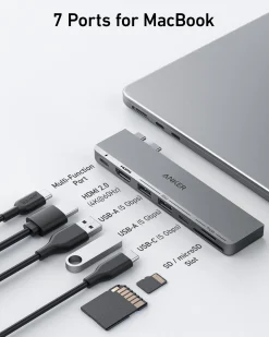 Anker 547 USB-C Hub (7-in-2, for MacBook)
