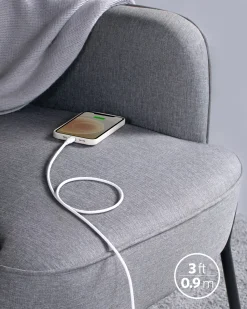 Anker 641 USB-C to Lightning Cable (Flow, 3 ft Silicone)