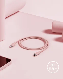 Anker 641 USB-C to Lightning Cable (Flow, 3 ft Silicone)