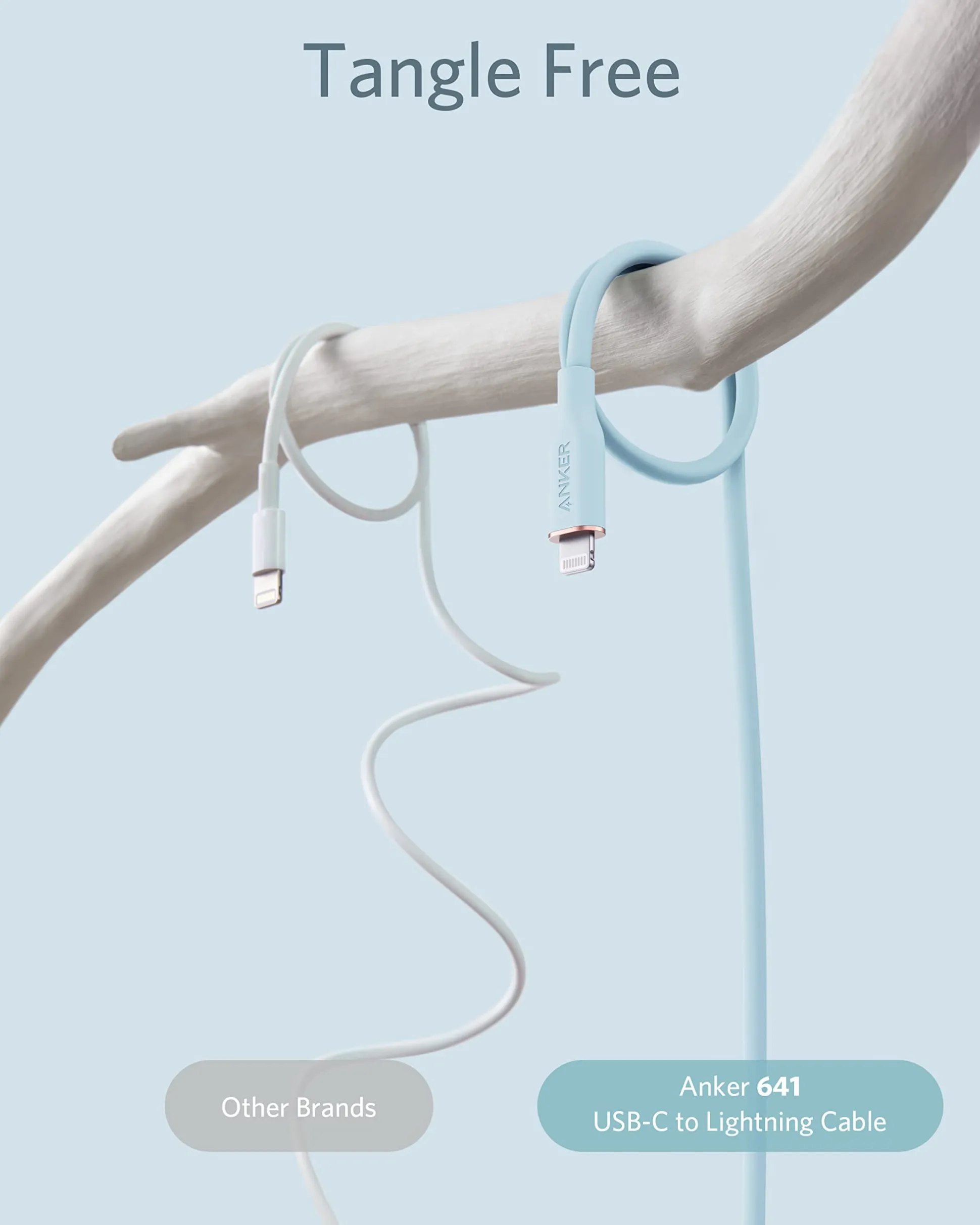 Anker 641 USB-C to Lightning Cable (Flow, Silicone)