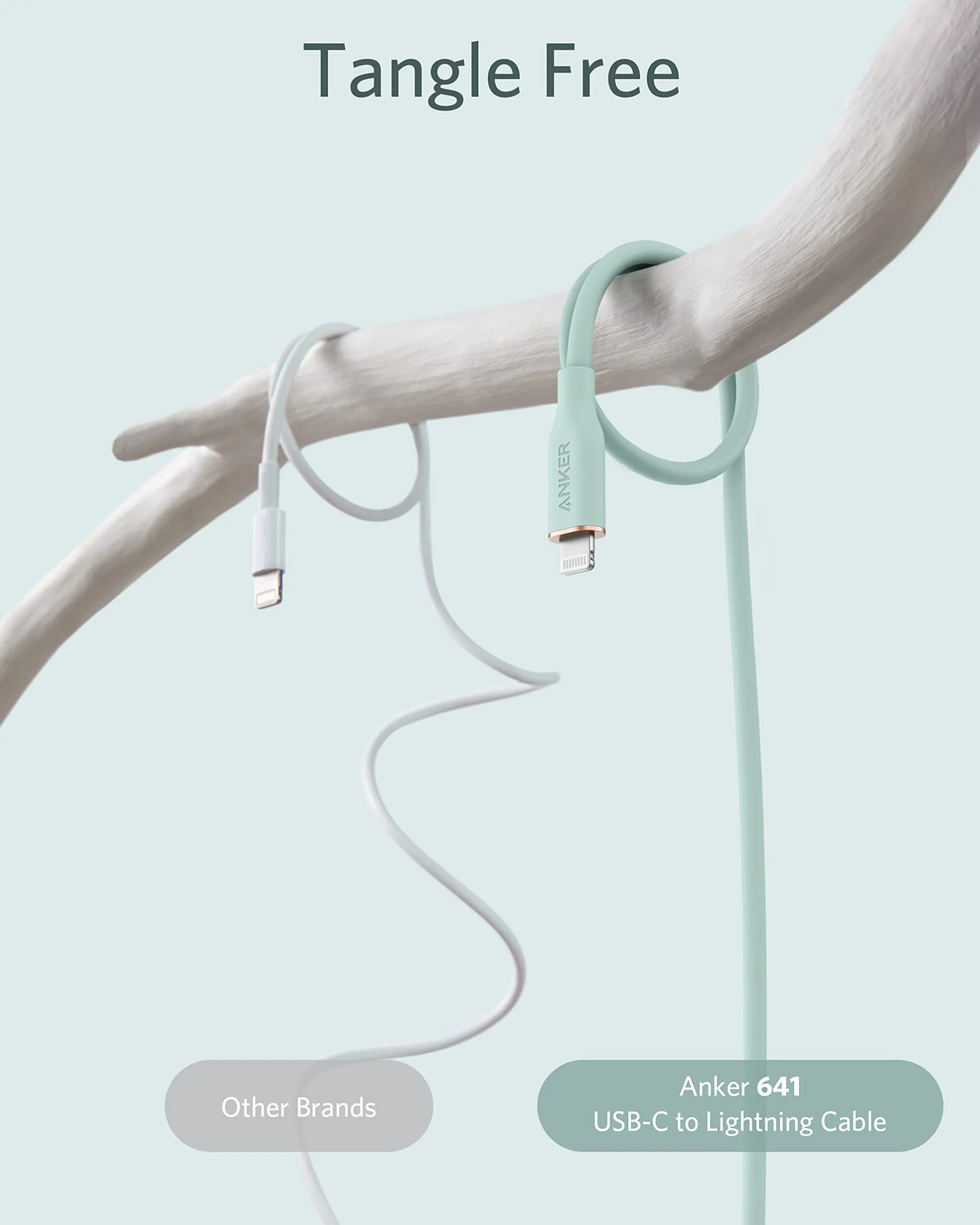 Anker 641 USB-C to Lightning Cable (Flow, Silicone)