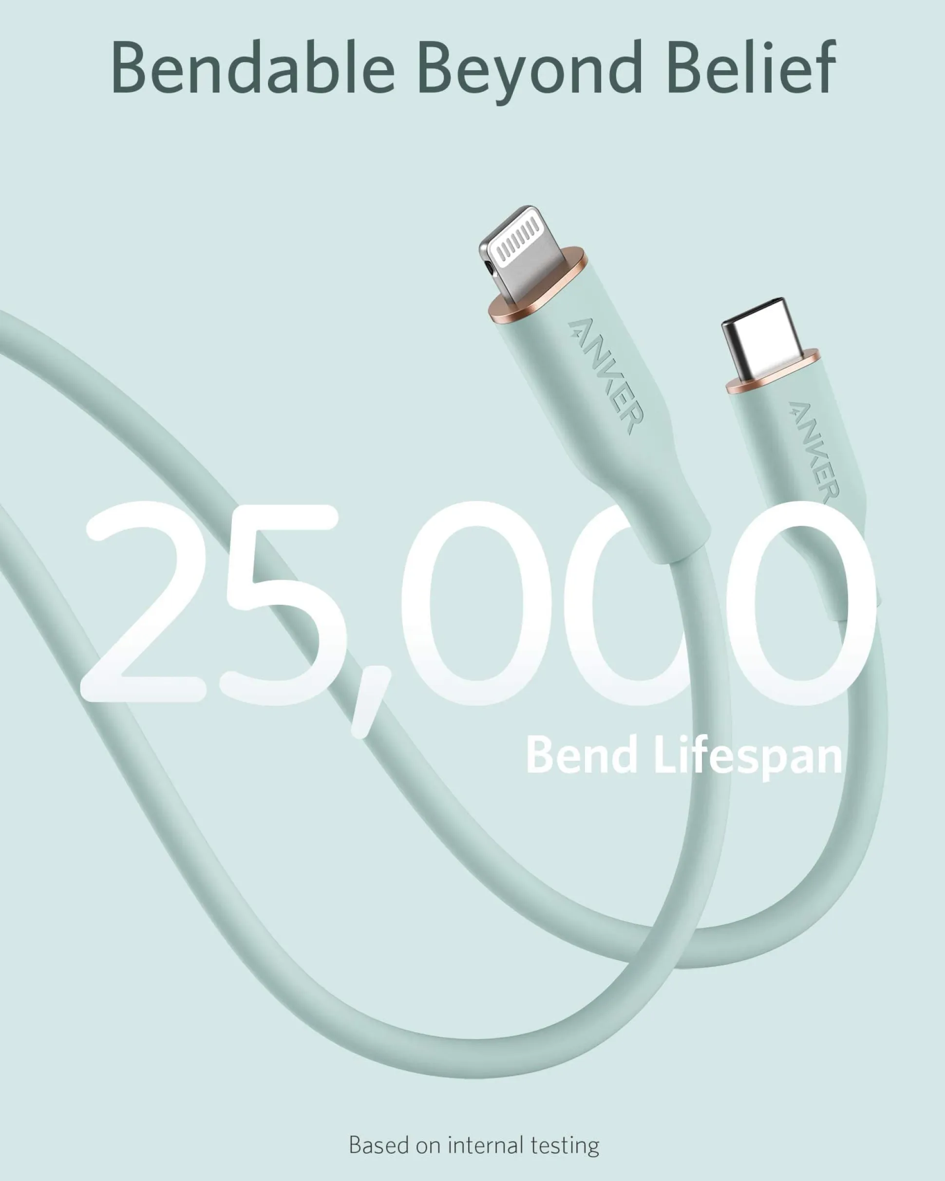 Anker 641 USB-C to Lightning Cable (Flow, Silicone)
