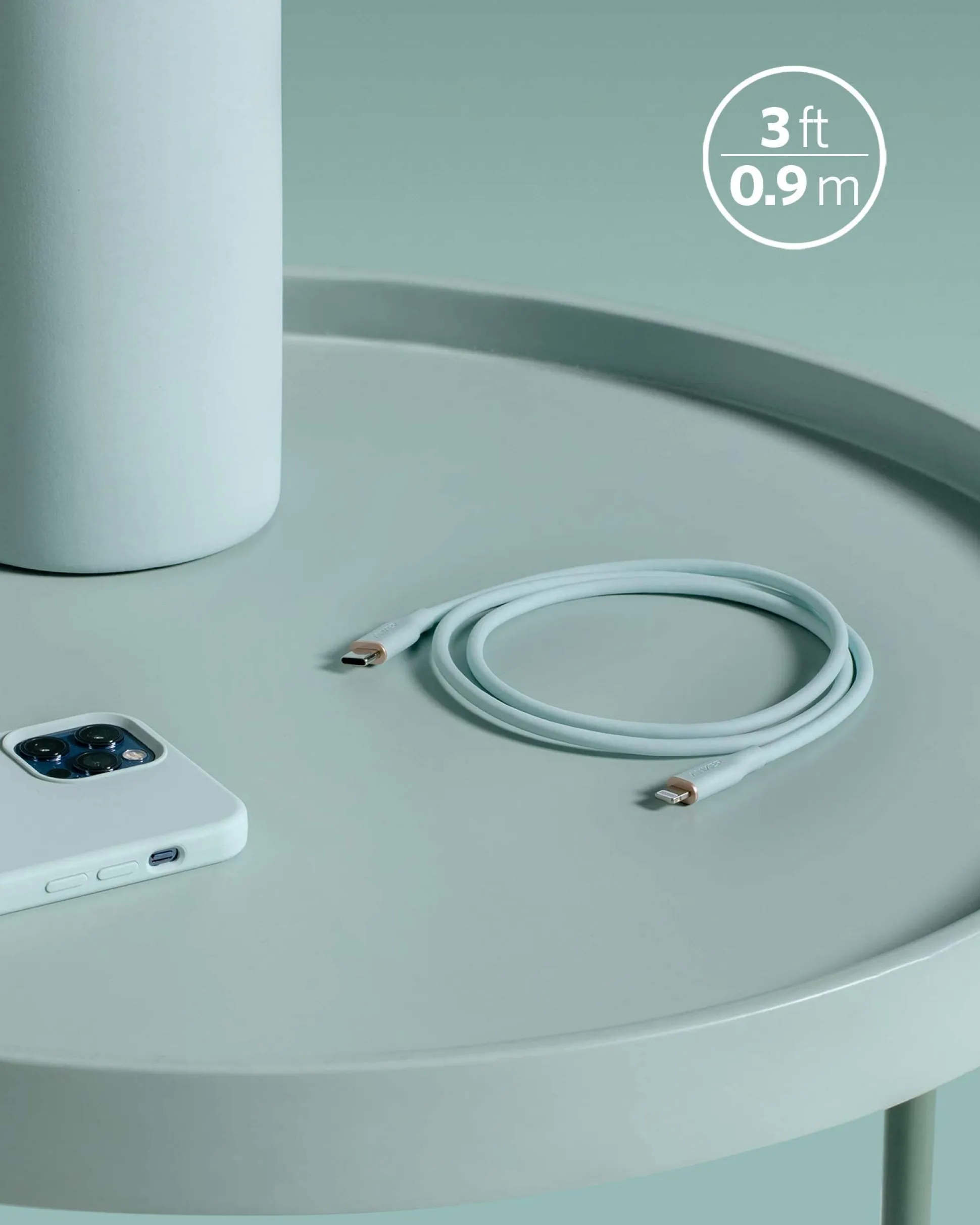 Anker 641 USB-C to Lightning Cable (Flow, Silicone)
