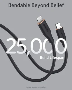 Anker 641 USB-C to Lightning Cable (Flow, Silicone)
