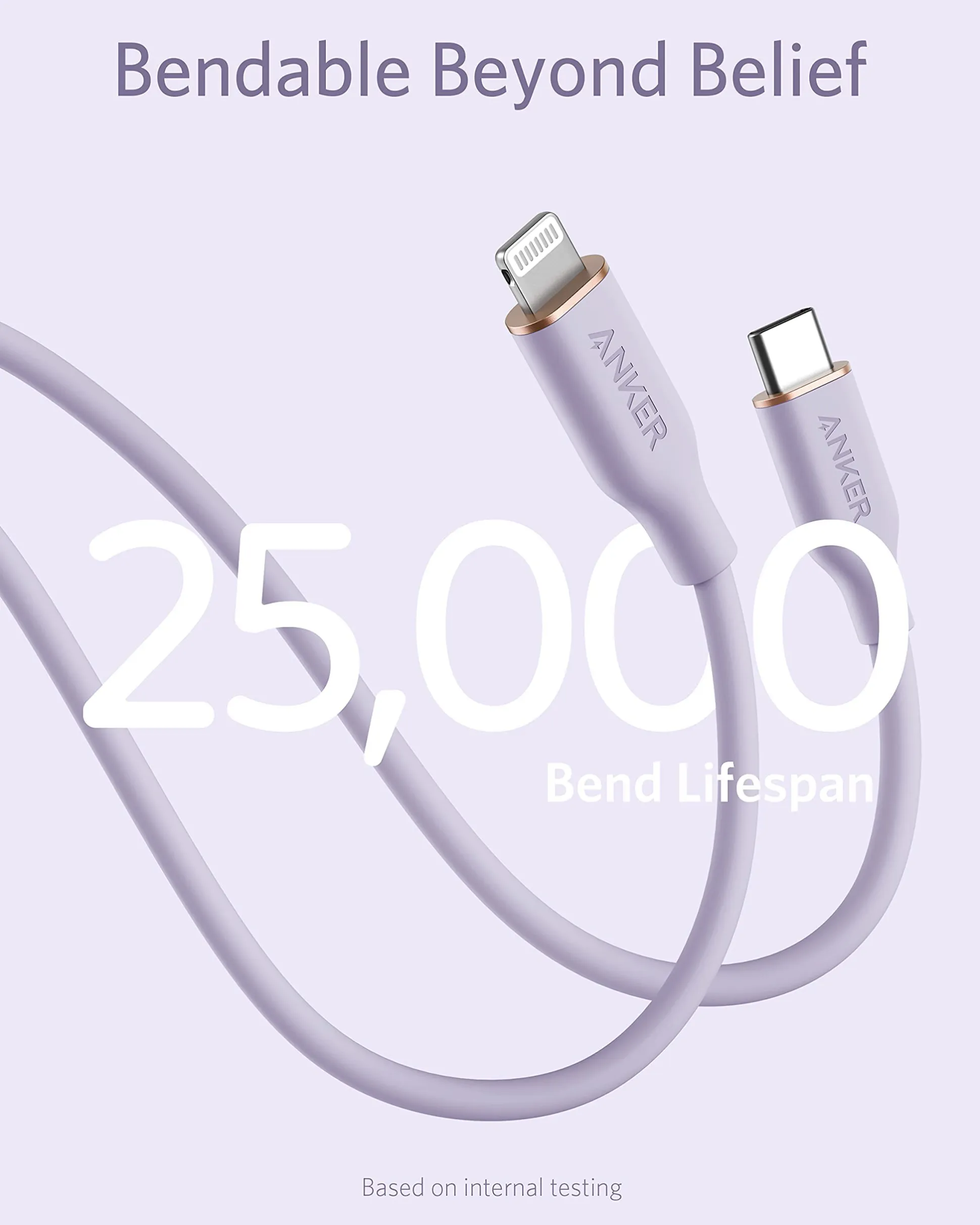 Anker 641 USB-C to Lightning Cable (Flow, Silicone)