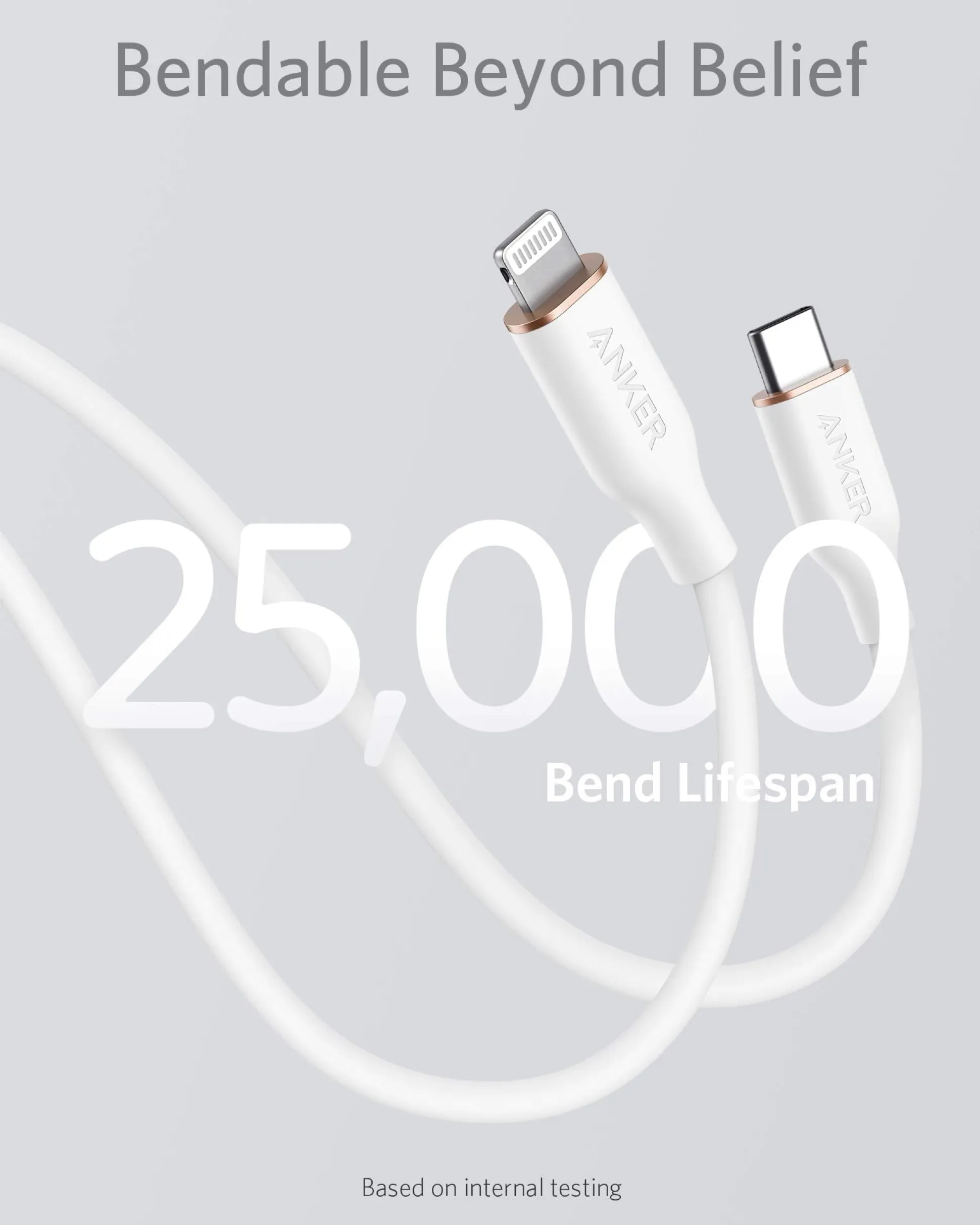 Anker 641 USB-C to Lightning Cable (Flow, Silicone)