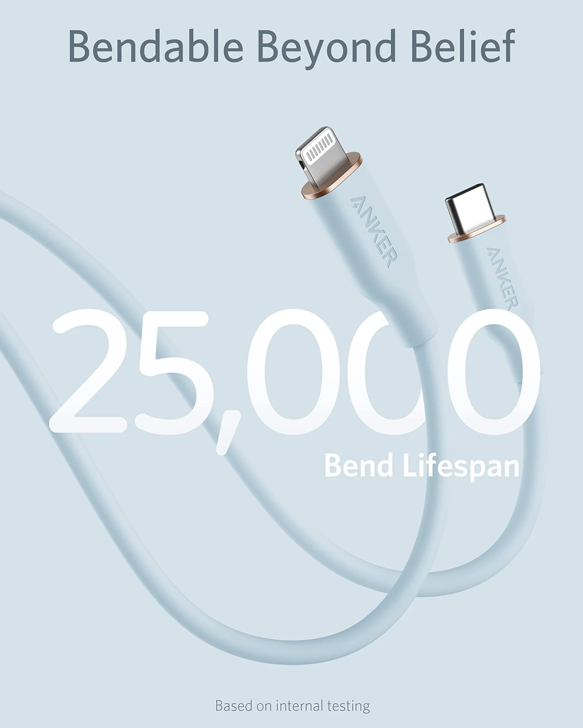 Anker 641 USB-C to Lightning Cable (Flow, Silicone)