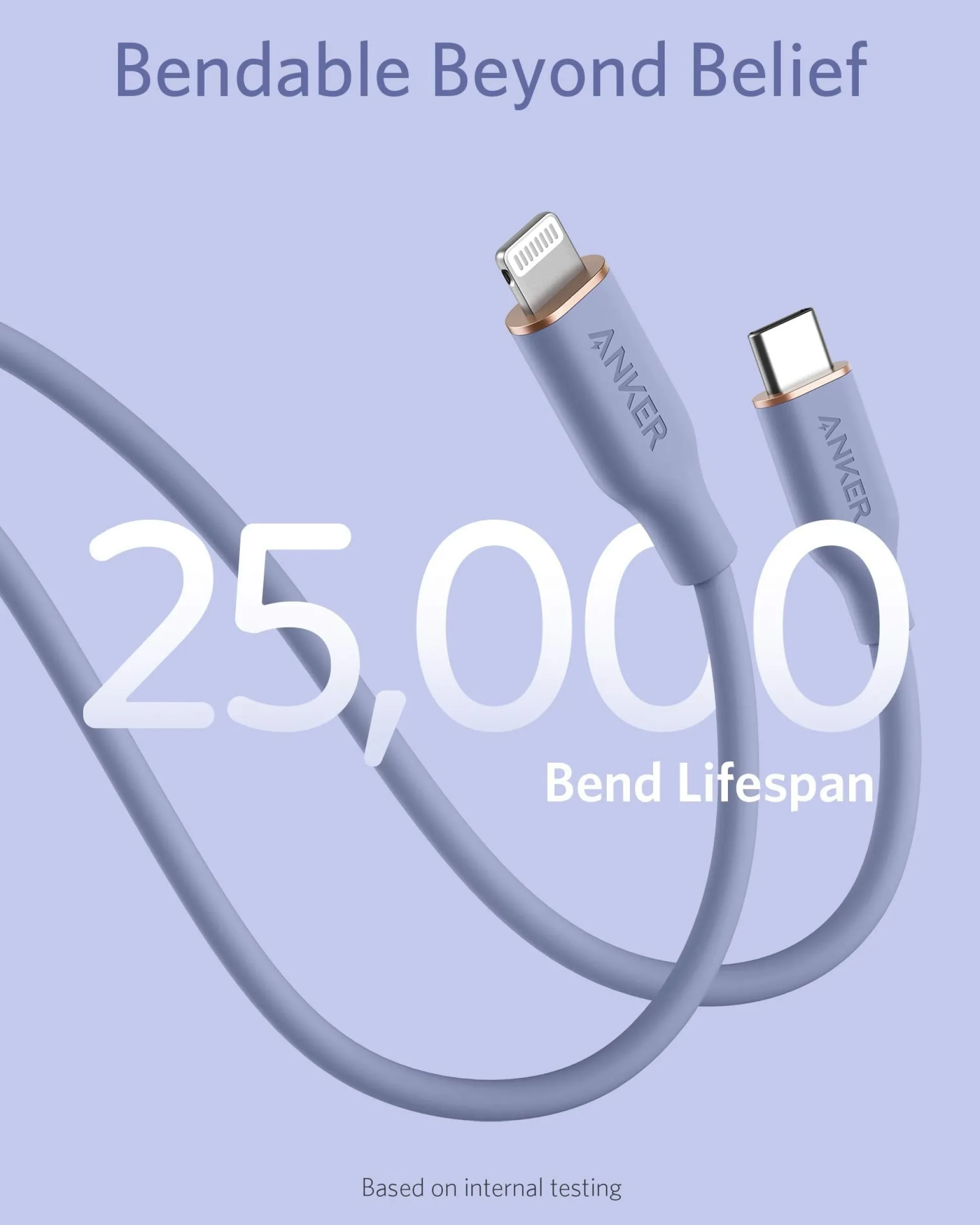 Anker 641 USB-C to Lightning Cable (Flow, Silicone)