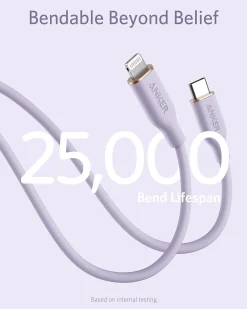 Anker 641 USB-C to Lightning Cable (Flow, Silicone)