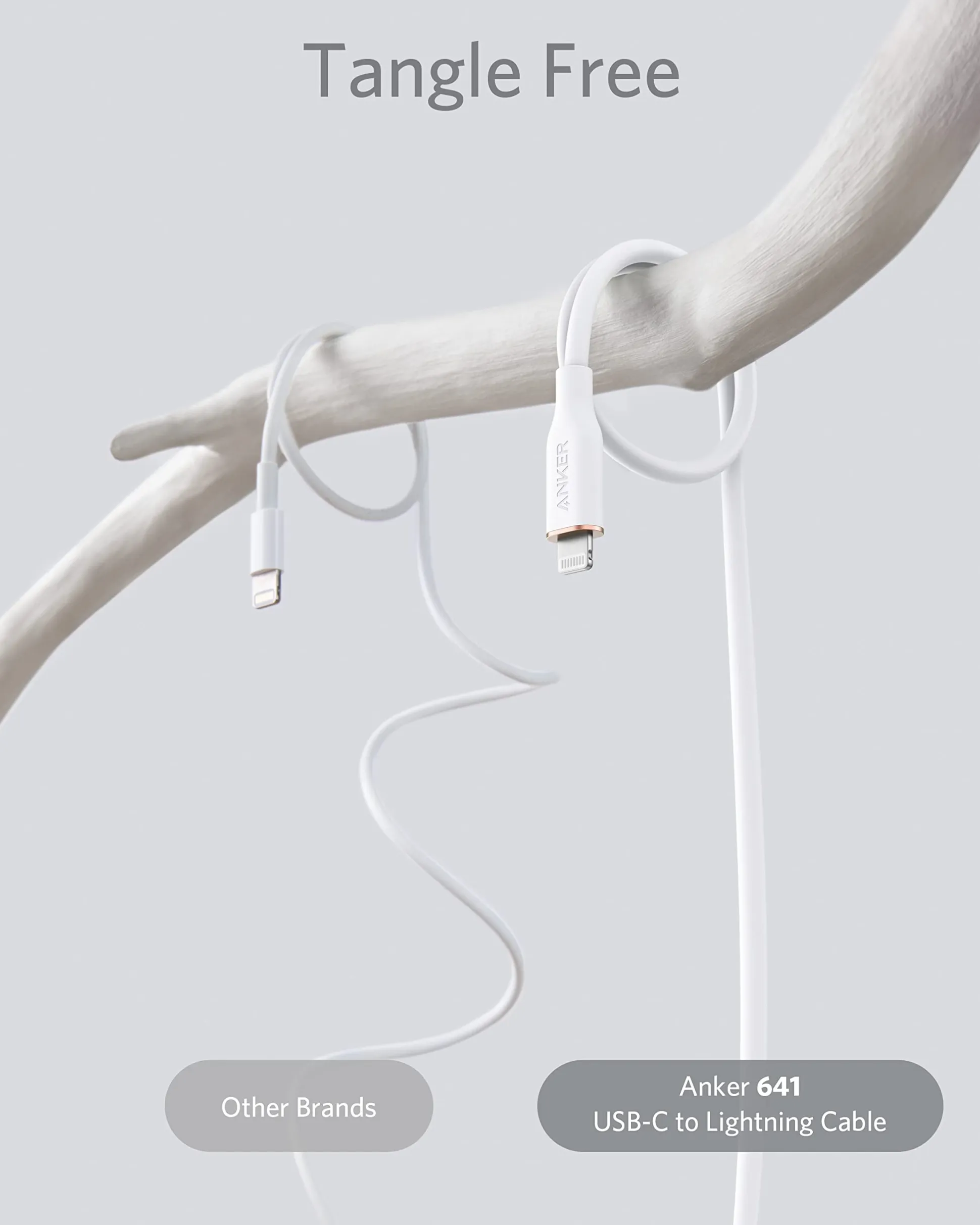 Anker 641 USB-C to Lightning Cable (Flow, Silicone)